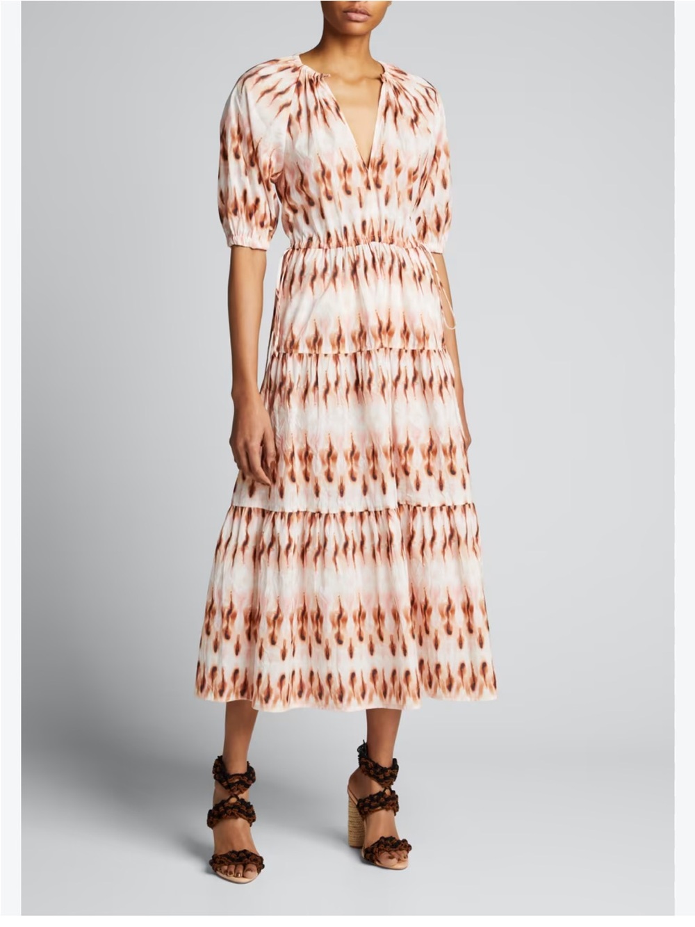 A.L.C. Mischa Printed Midi Dress